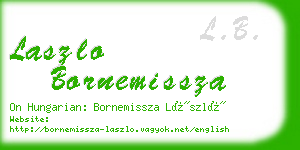 laszlo bornemissza business card